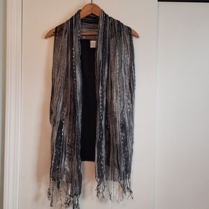 Scarf like vest
